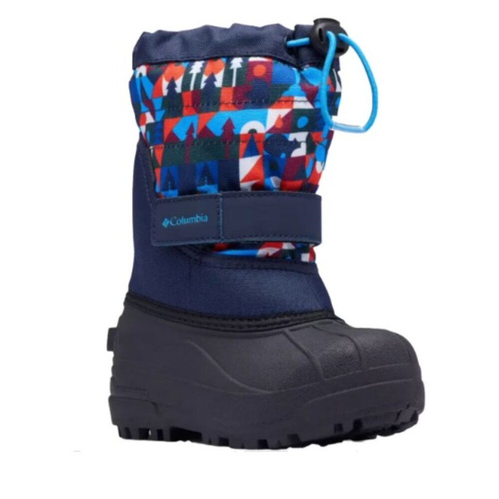 Columbia Kids' Blue and Black Snow Boots